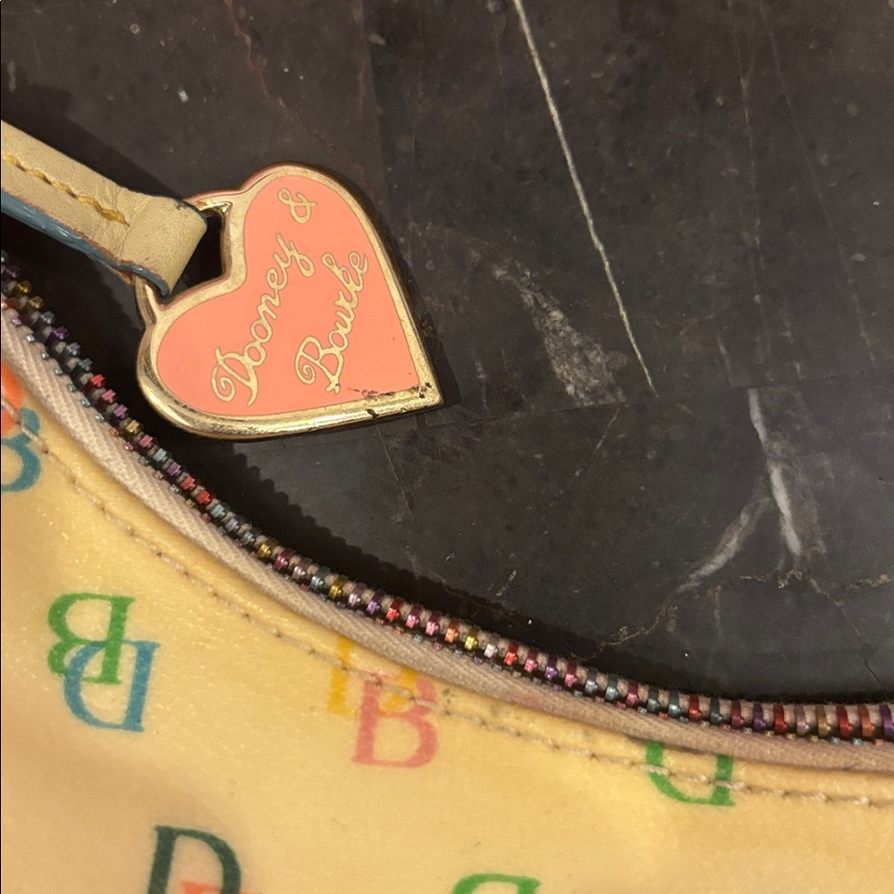 Dooney & Bourke Multicolor Logo Shoulder Bag - Picture 8 of 9